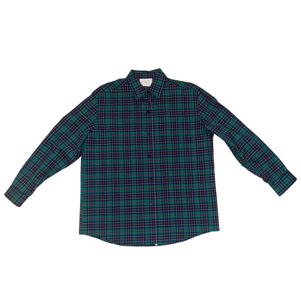 Vintage Pendleton Wool Plaid Shirt L /XL 1950’s classic made in USA